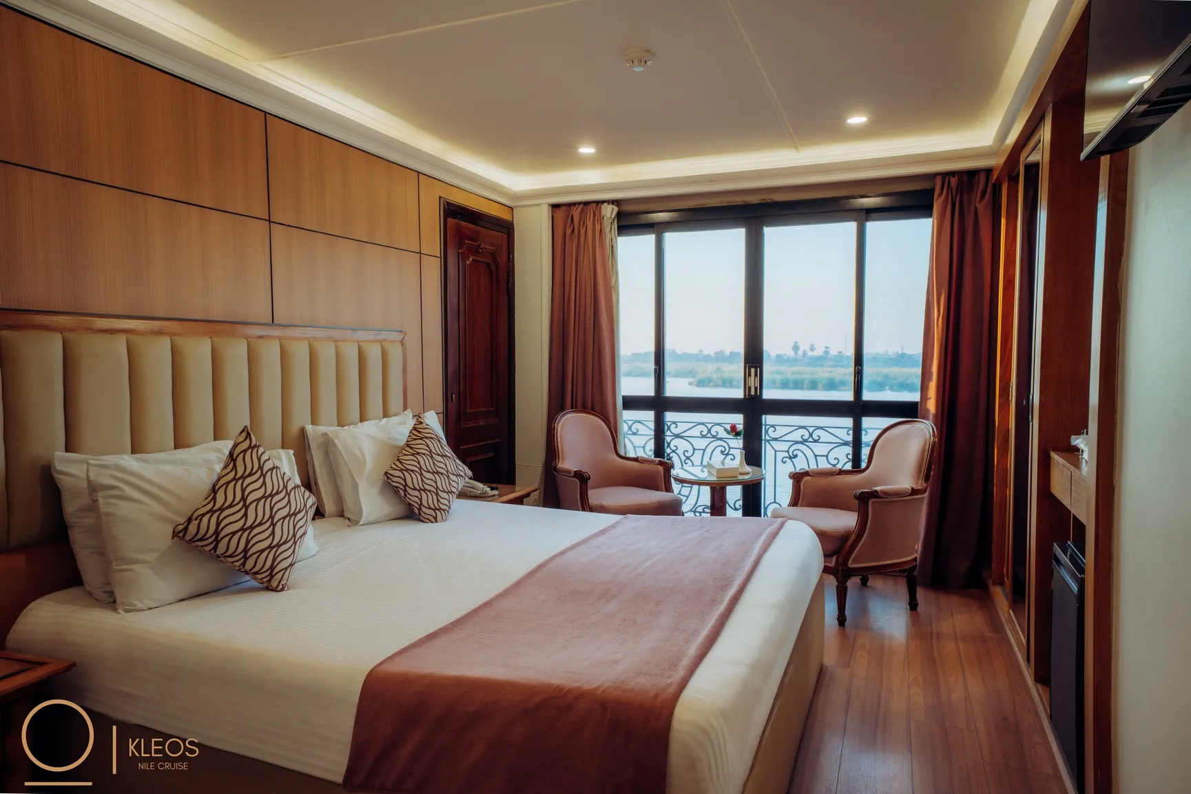 Cabin aboard the MS Kleos Nile Cruise Nile cruise